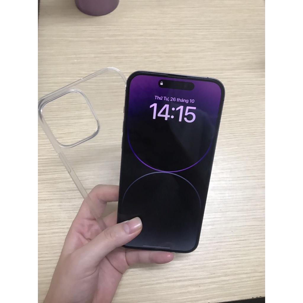 Ốp lưng dẻo silicon trong suốt WIWU TPU Case cho 14 Pro Max 14 Pro, 14 max... chính hãng, chống sốc, chống bẩn