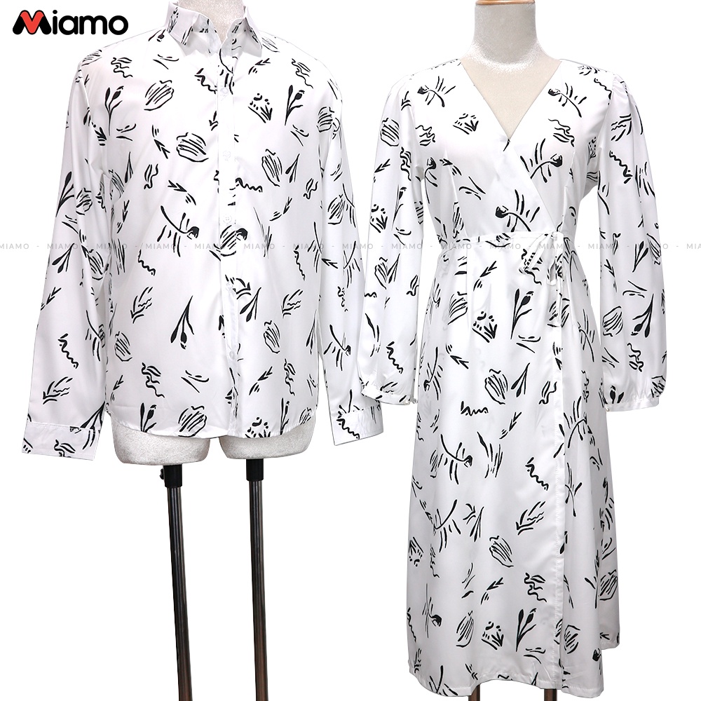 Set đồ đôi nam nữ cao cấp phong cách hàn quốc thời trang Miamo MO15 (Kèm ảnh thật)