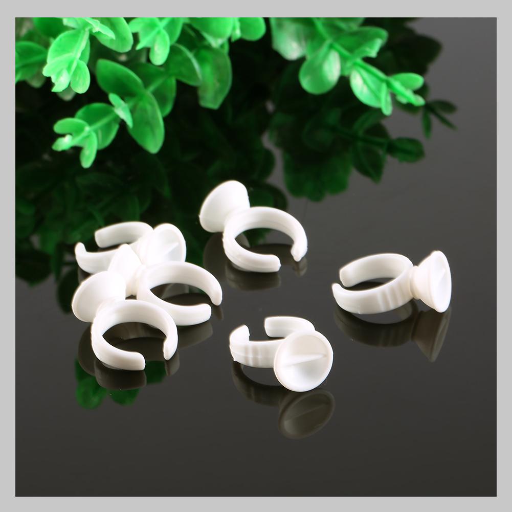 Fluorine073 50 cái mới vĩnh viễn Keo dán lông mày Hình xăm sắc tố Vòng giữ trang điểm dùng một lần