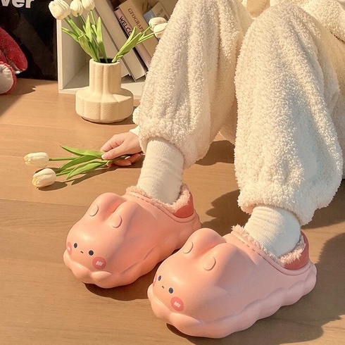 Dép hình thỏ lót bông