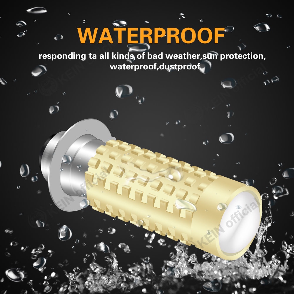 Đèn Pha Led T19 P15D T19 DC12V Ánh Sáng Trắng / Vàng Cho Xe Mô Tô