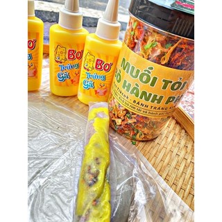 Combo 500gr bánh tráng phơi sương dẻo + 400gr hủ muối tỏi bò hành phi độc quyền