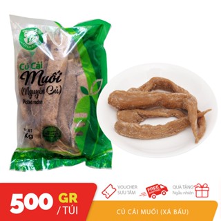 500gr cải xá bấu củ cải muối nguyên củ