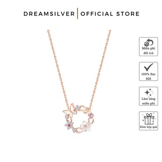 Dây Chuyền Bạc Dreamsilver Butterfly & Flowers DC020