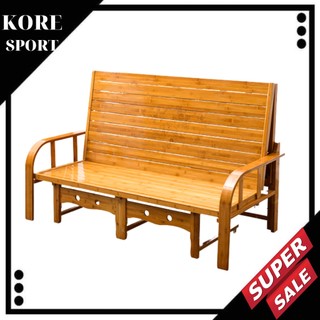 Ghế sofa giường, giường ngủ tre gấp gọn đa năng tặng nệm gối, tiết kiệm diện tích