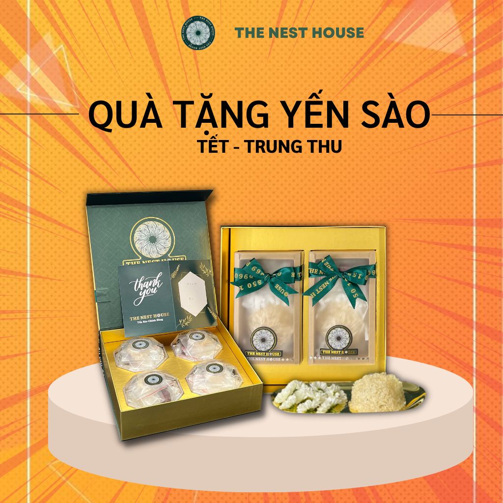 Hộp Quà Yến Sào Cao Cấp Dịp Tết, Trung Thu The Nest House