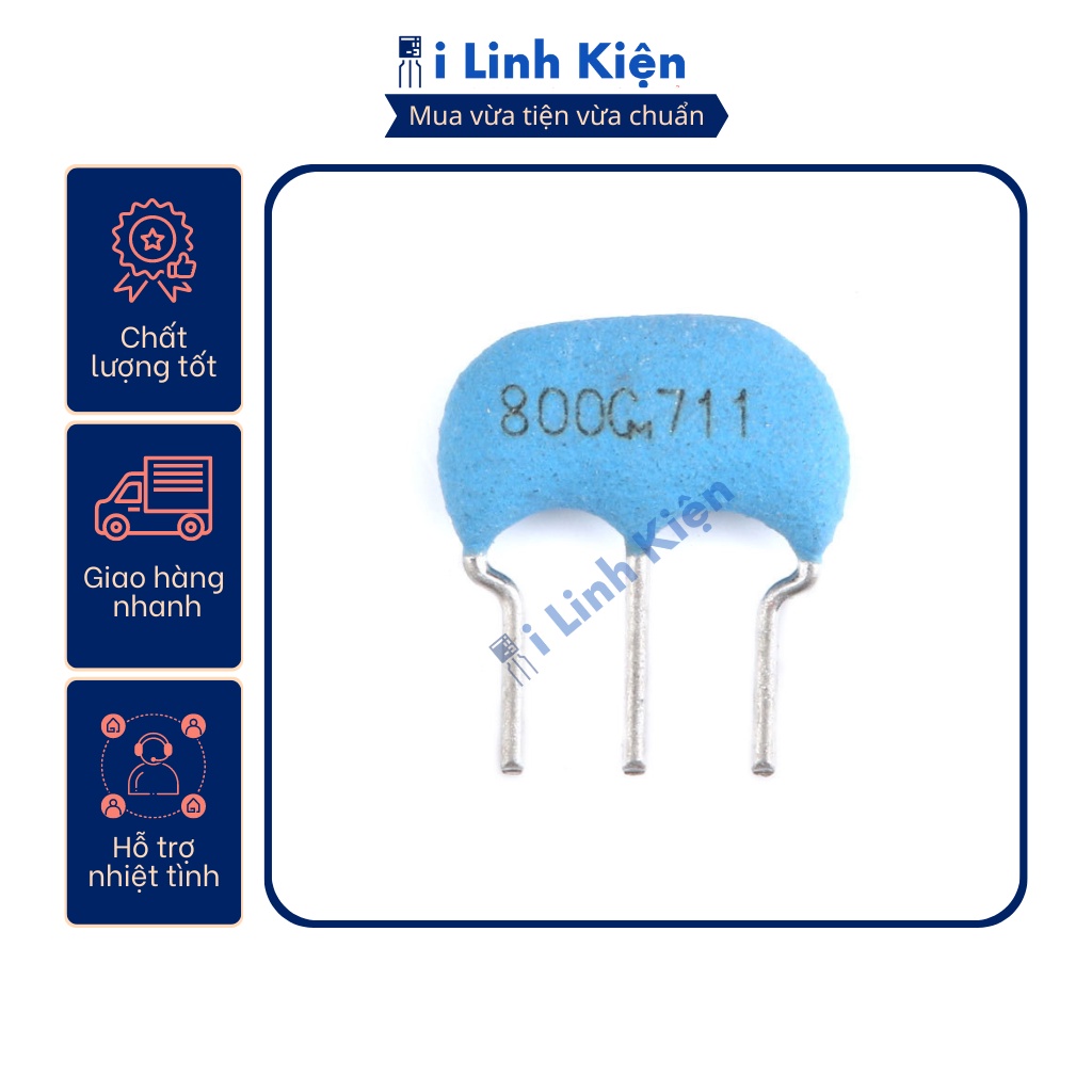 Thạch anh 4mz 5mhz 6mhz 8mhz 10mhz 12mhz 20mhz 3 chân chính hãng mutara