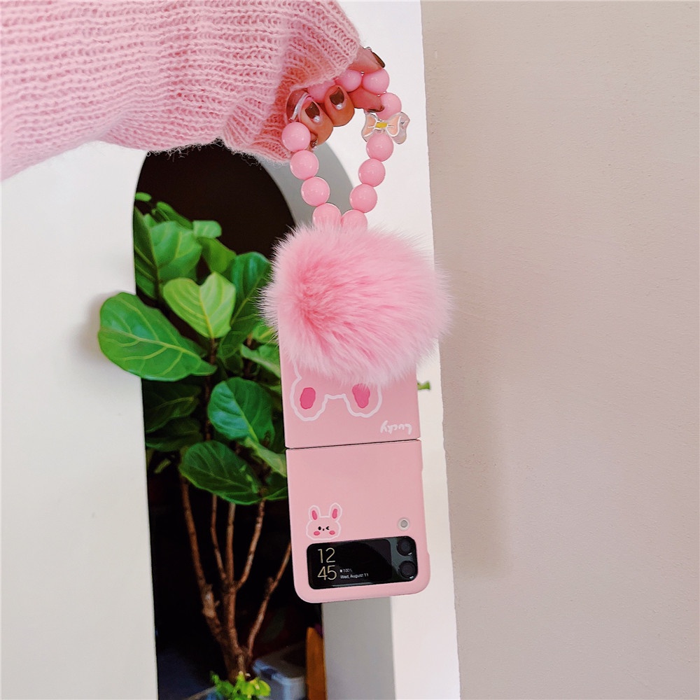 Ốp Điện Thoại Chống Sốc Hình Tai May Mắn Cho Samsung Galaxy Z Flip 4 Z Flip 3 5G