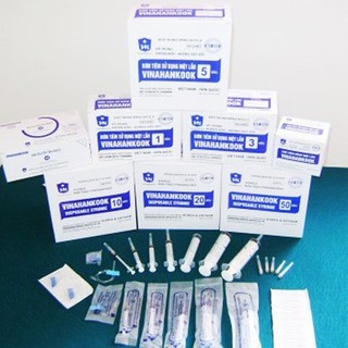 Bơm tiêm vô trùng Vinahankook 1cc - 50cc