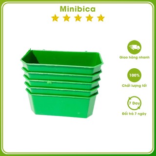Máng ăn cho gà Minibica máng uống nước tự động cho chim,gà PK34