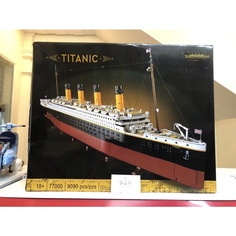 Đồ chơi lắp ráp 6998 8998 77000 82996 10294 Mô hình Tàu Titanic siêu to - Xếp hình thông minh