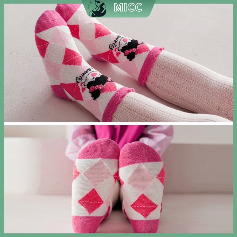 Set 5 Đôi Tất Cotton Kẻ Sọc Dễ Thương Cho Bé Trai 1-12 Tuổi