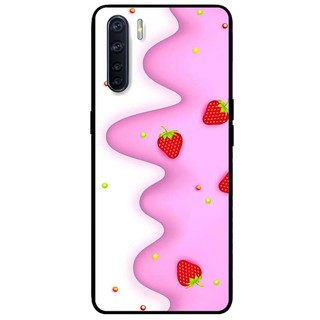 Ốp lưng Oppo Reno 3 / A91 - Reno 3 Pro - Reno 4 - Reno 4 Pro - Reno 5 - Reno 5 Pro mẫu Họa Tiết Dâu