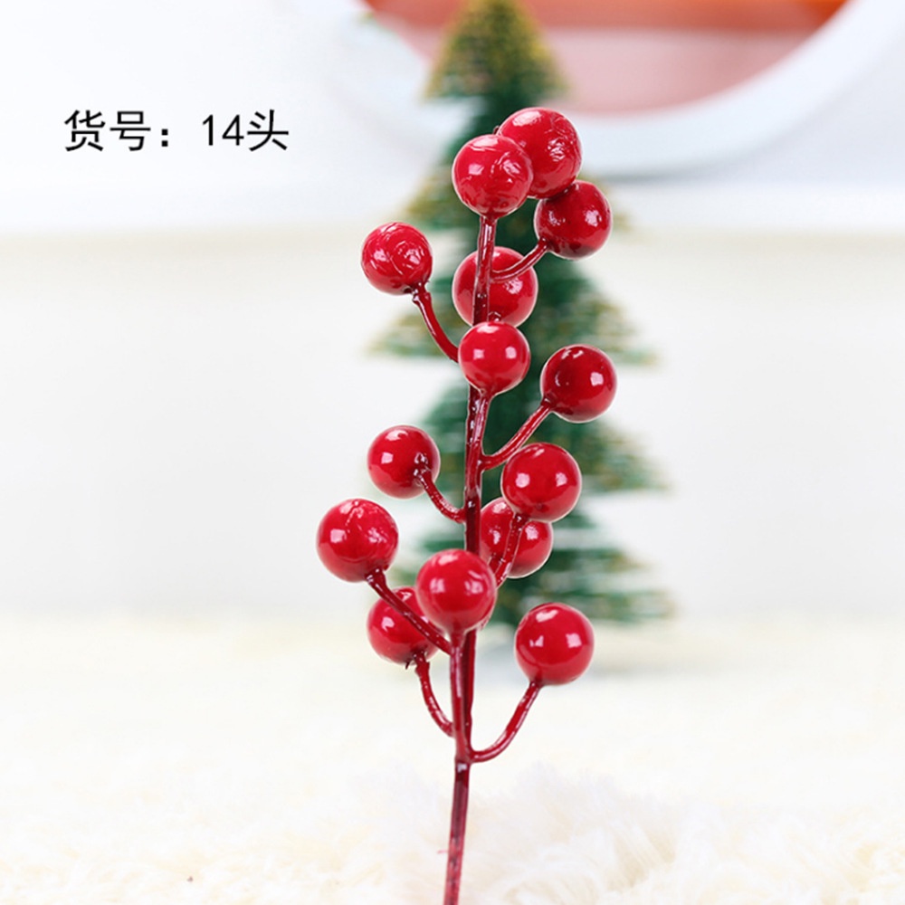 Quả Chery_Đào Đông Đỏ may mắn trang trí cây thông Noel