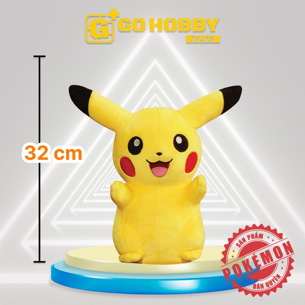 [Mã BMLTM50 giảm đến 50K] POKEMON | Thú bông Pikachu cao 32cm