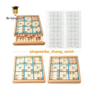 Đồ chơi gỗ sodoku loại đẹp - sudoku gỗ trò chơi trí tuệ