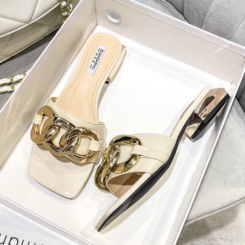 Sandal Thiết Kế Mới Thời Trang Theo Phong Cách Retro Dành Cho Nữ