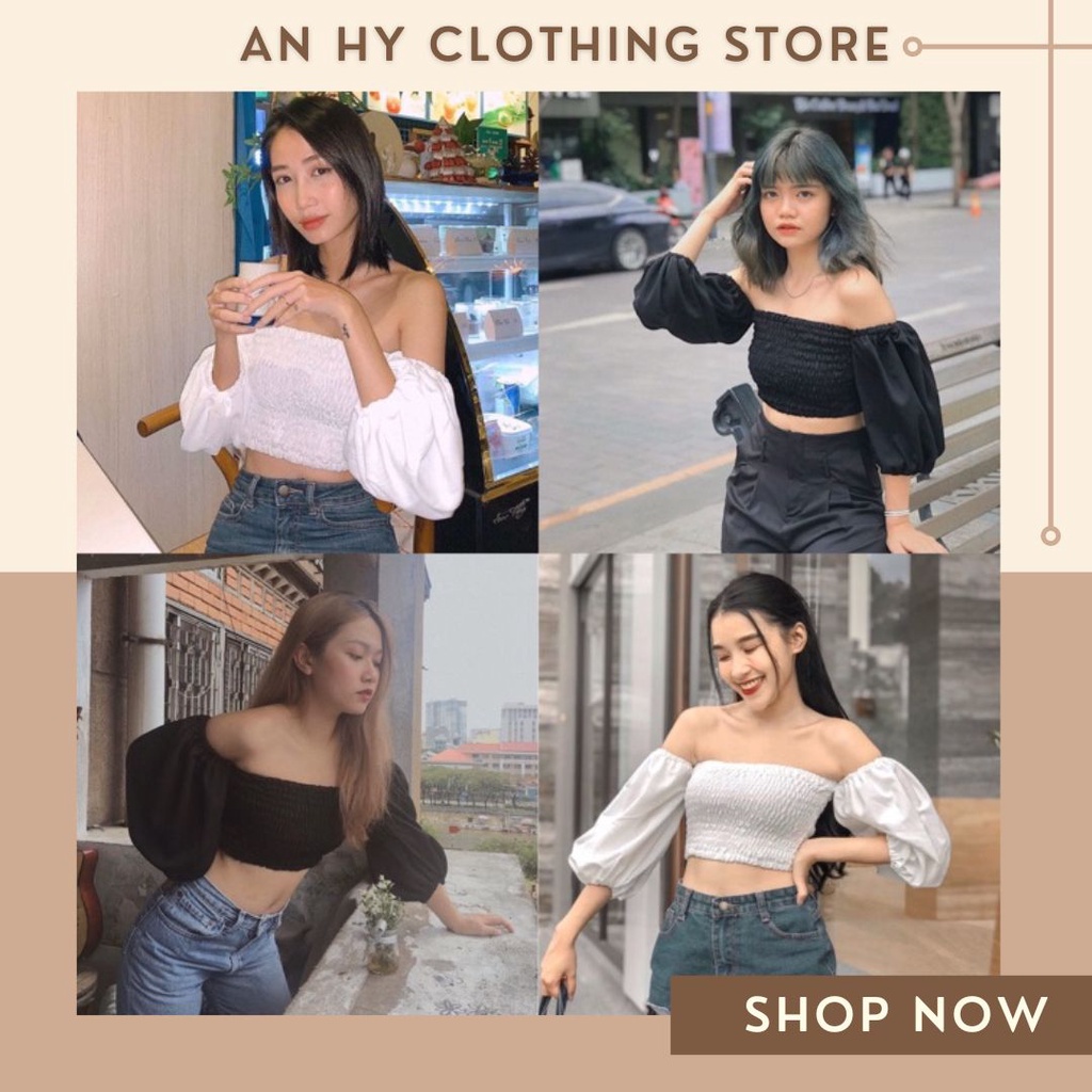 (có bán sỉ,ảnh thật,hoả tốc) 🍓ÁO_CROPTOP_TAY_PHỒNG🍍