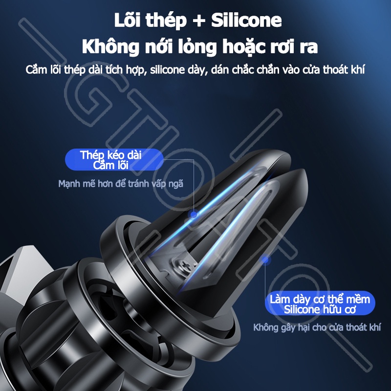 GTIOATO Giá Đỡ Điện Thoại Trên Ô Tô Giá Để ĐiệN ThoạI TrêN Ô Tô Cửa Gió Giá Đỡ ĐiệN ThoạI Oto Giá Treo ĐiệN ThoạI TrêN Ô Tô Phụ KiệN Ô Tô Cho Ford Ranger Focus Everest Transit Fiesta Ecosport Mustang Raptor Explorer Bronco