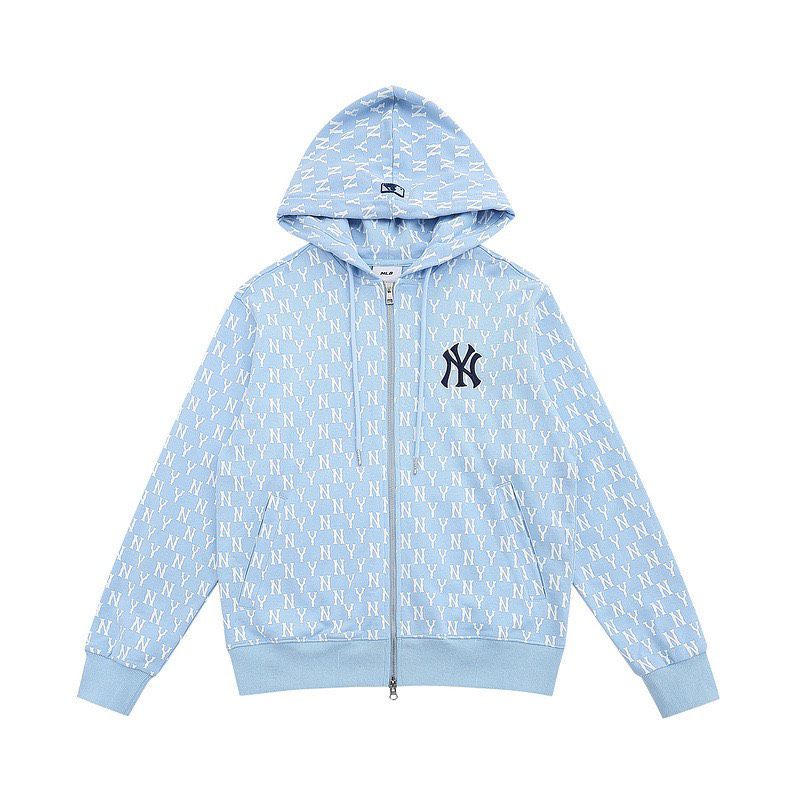 Hoodie Zip MLB MonogramVải cotton 100%