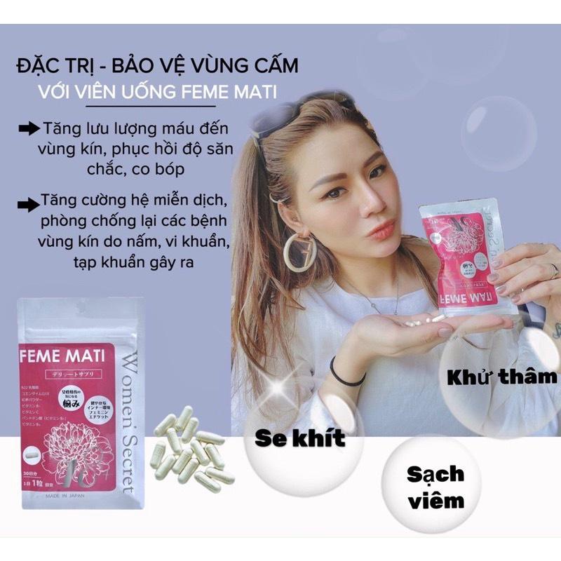 Viên Uống Se Khít Feme Mati Gói 30v Chính Hãng - Viên Uống Se Khít - Hồng Hào Cho Phụ Nữ