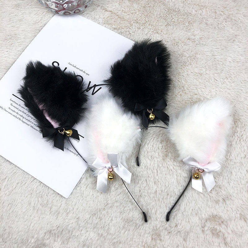 Băng Đô Cài Tóc Tai Mèo Dễ Thương Phụ Kiện Thời Trang Cho Nữ AB107