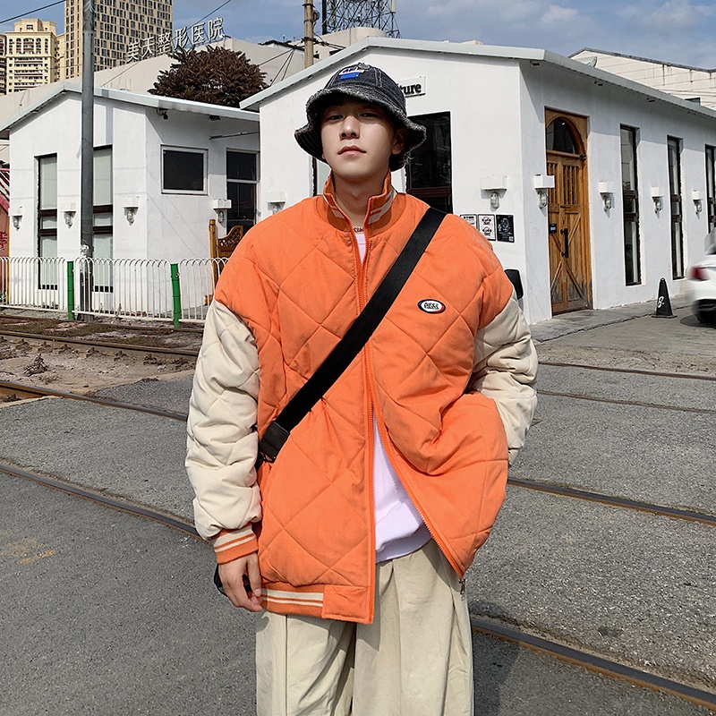 THUI CLOTHING - Áo khoác Bomber phao nhung chần cá tính