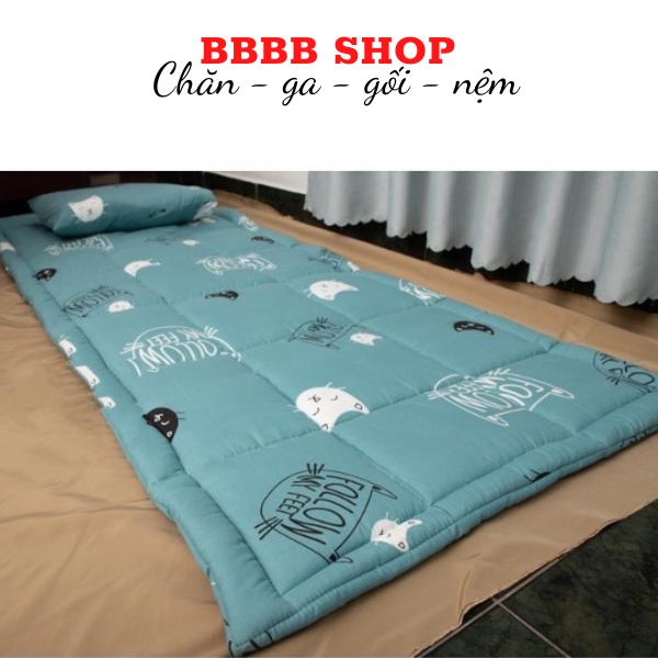 Nệm ngủ văn phòng, nệm du lịch tiện lợi gấp gọn 1m và 1m6 - Không gối