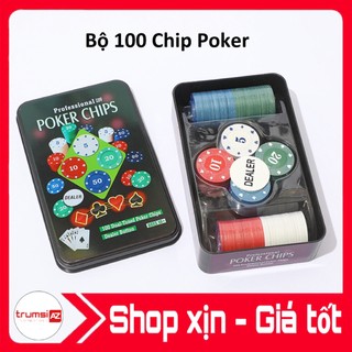 Bộ 100 chip poker
