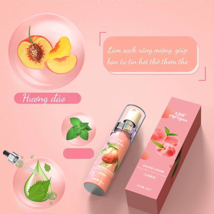 Xịt Thơm Miệng Hoa Quả Thơm miệng sạch sẽ thơm tho NAVI