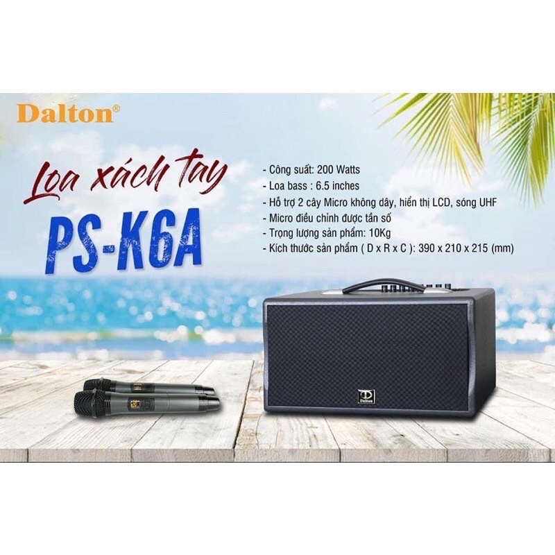 Loa karaoke xách tay chính hãng Dalton PS-K6A Luxury