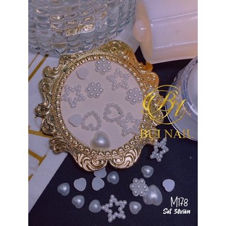 Charm mix mẫu m178 set30viên