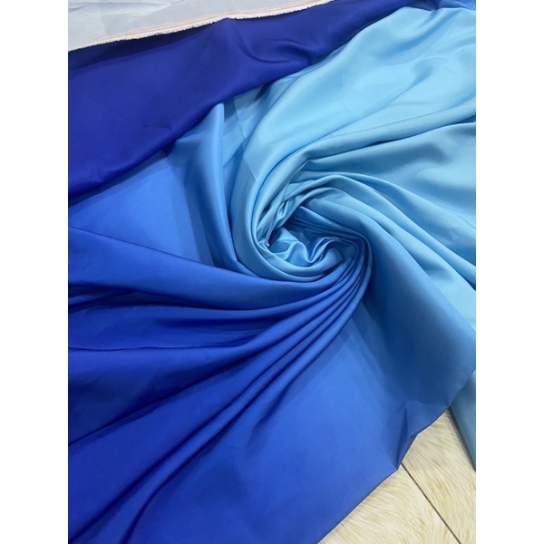 Phi wax ombre, phi loang màu