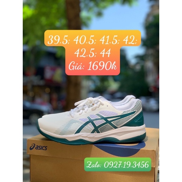 Giầy Tennis Asics Gel Game 8 White/Velvet Pine 1041A192.104