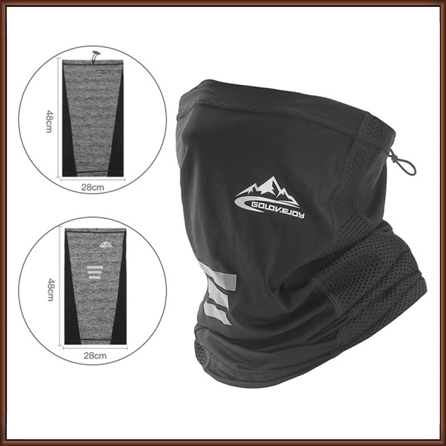 Khẩu Trang Chống Gió Chống Bụi Thoáng Khí Bằng Lụa Lạnh