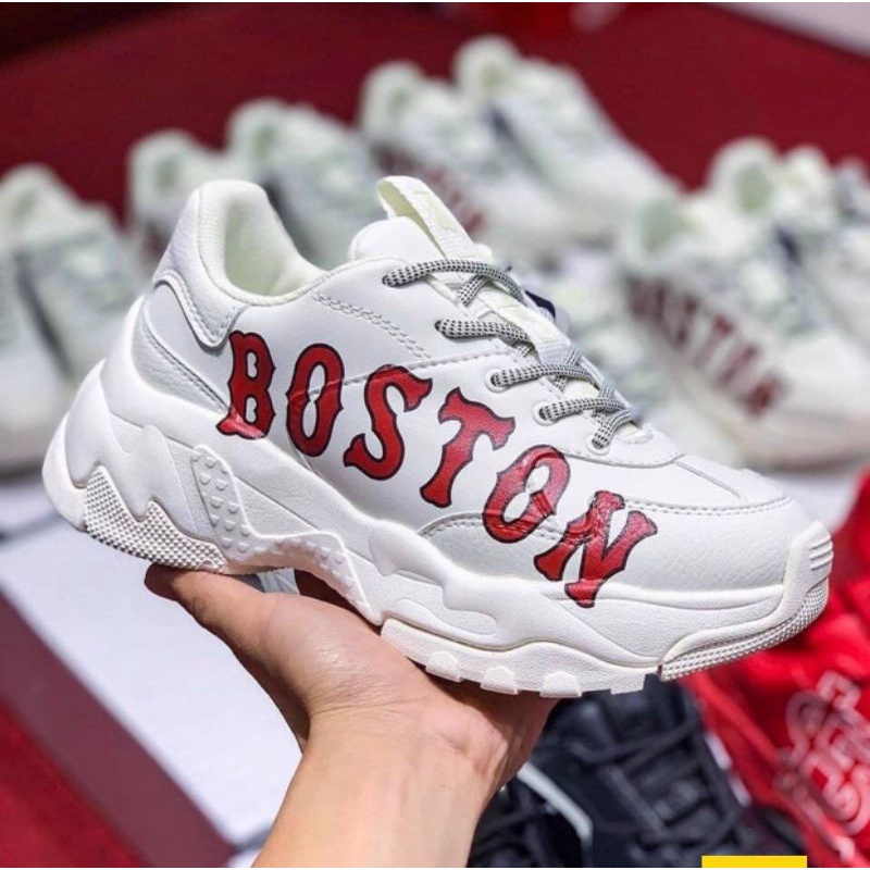 Giày Thể Thao 𝗠𝗟𝗕 Đế Độn, Giày Sneaker Ny chữ vàng, chữ đen và Boston chữ đỏ mới nhất