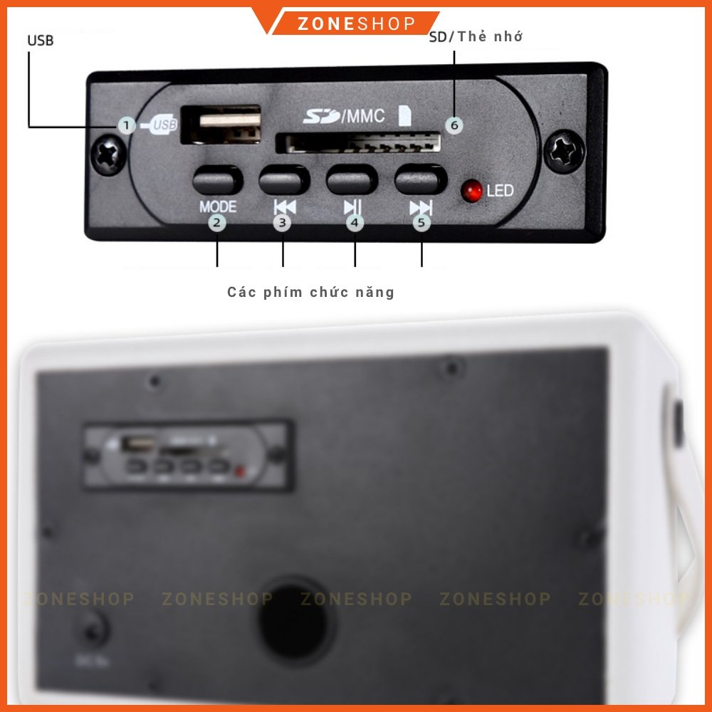 Loa bluetooth MIDDIX M5 Zoneshop âm thanh tuyệt vời.