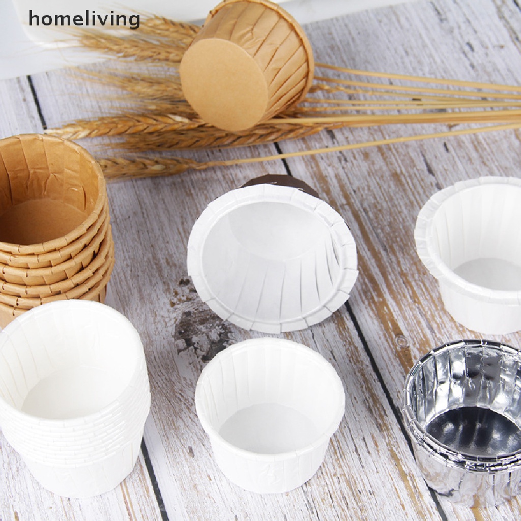 Bộ 50 Cốc Giấy Đựng Bánh Cupcake / Muffin Xinh Xắn Tiện Dụng