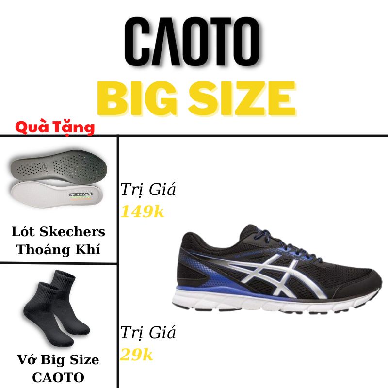 Chạy Bộ Xanh Đen Big Size - Giày Thể Thao Big Size Nam 45 46 47 48