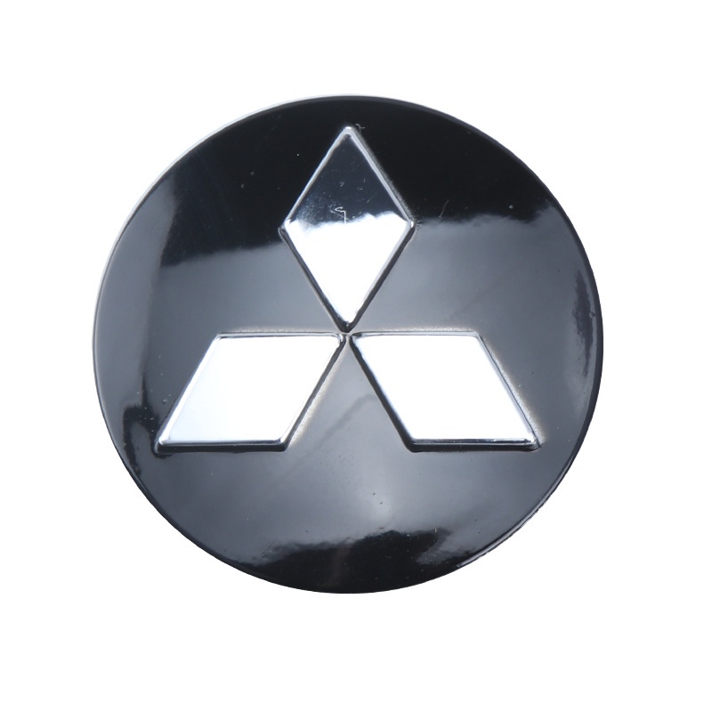 Set 4 Nắp Đậy Trục Bánh Xe Hơi Mitsubishi 60mm 6cm Chuyên Dụng Ốp