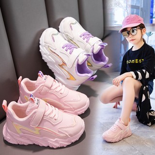 💗 giày sneaker giày cho bé gái đế mềm 💗giày chạy bộ giày thể thao cho bé gái thoáng khí