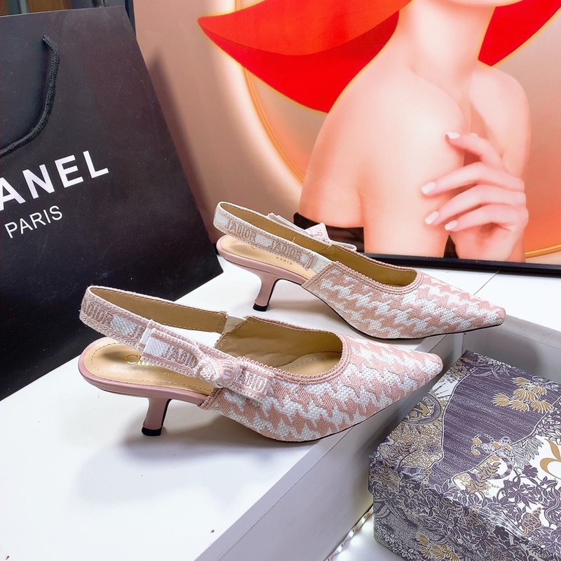 SANDAL CD GÓT NHÚ 6cm