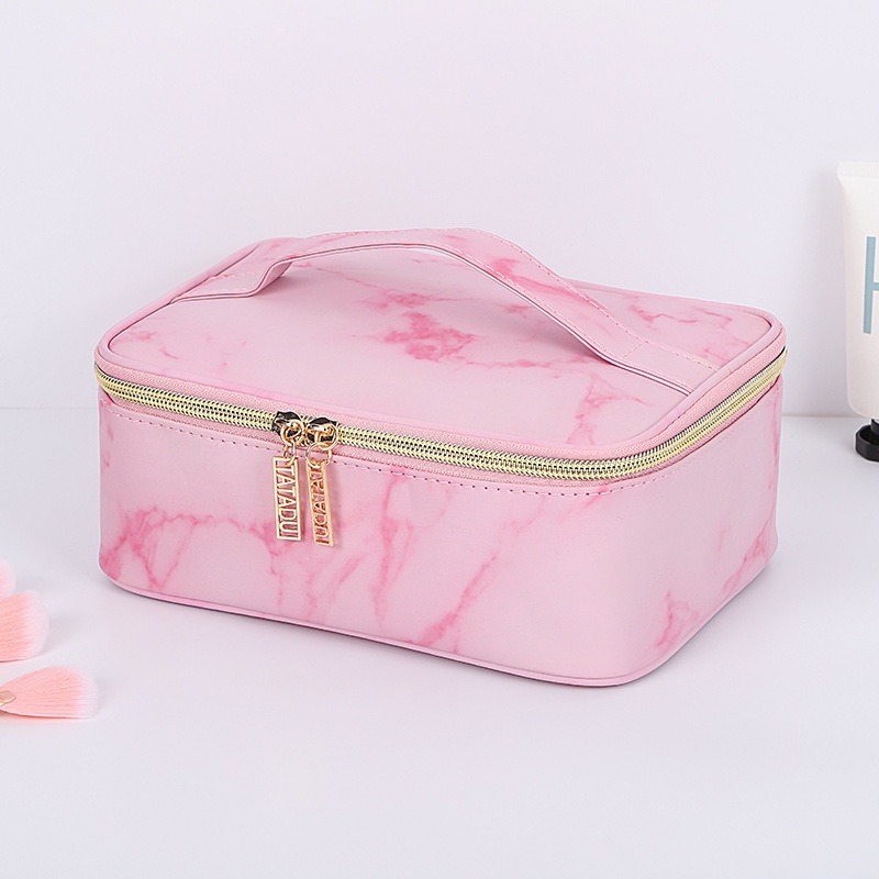 Túi Đựng Đồ Trang Điểm Họa Tiết Đá Hoa Cương Thiết Kế Đơn Giản Tiện Lợi Dễ Sử Dụng