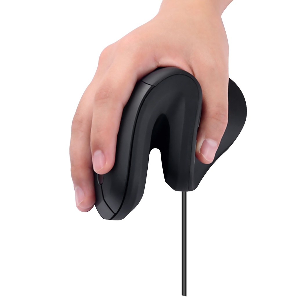 JSY-11 Wired Vertical Mouse Ergonomic Mouse DPI Adjustable 800-1200-2400-3200 For School Office Stationery PC Laptop