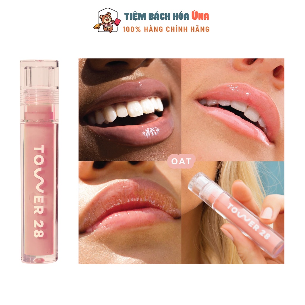 Son bóng dưỡng môi Tower 28 ShineOn Lip Jelly Non-Sticky Gloss