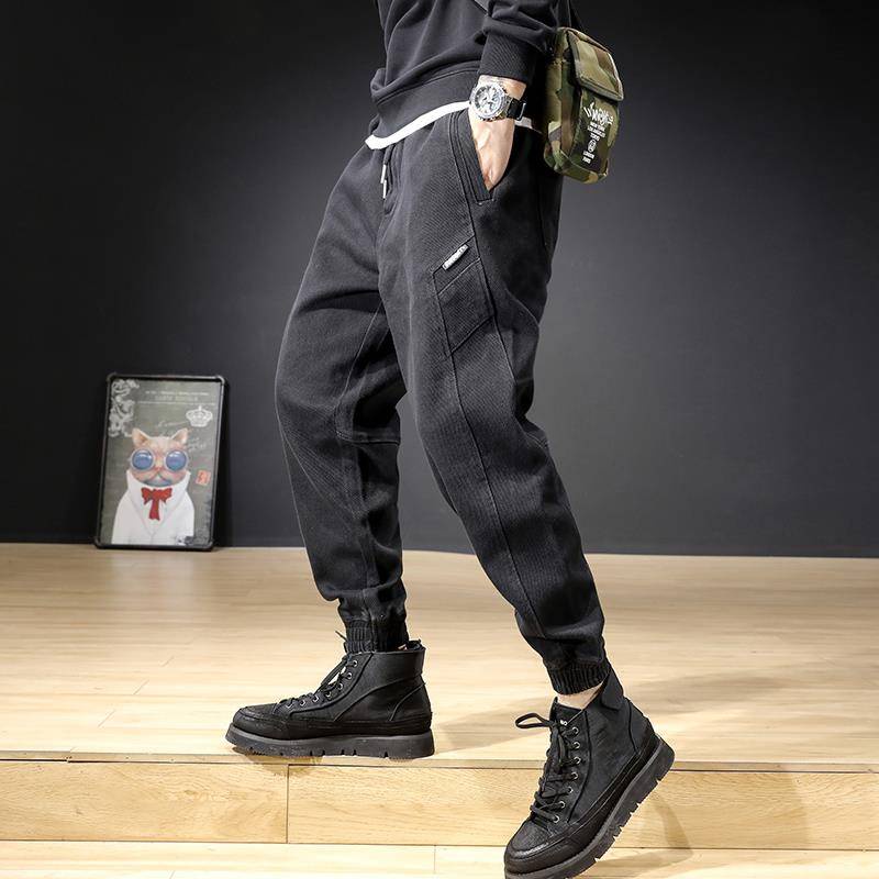 Quần Yếm Jeans Nhuộm Màu Phong Cách Hàn Quốc Mới Năm 2021 Cho Nam