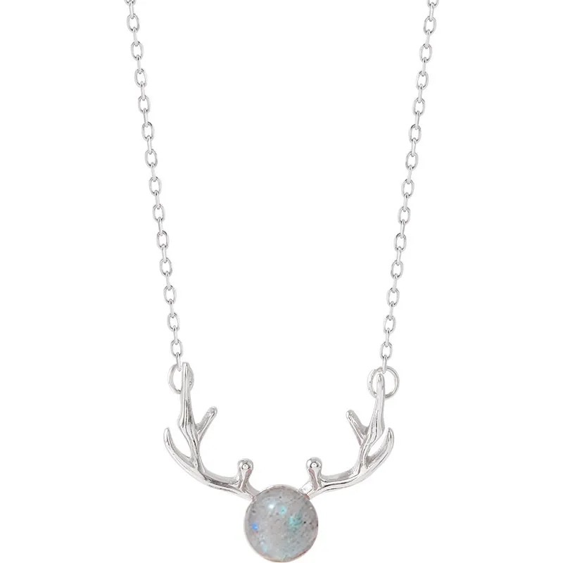 Vòng cổ Mặt Hình Hươu Một Sừng Thiết Kế Đơn Giản