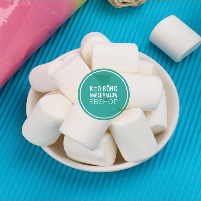 KẸO BÔNG GÒN MARSHMALLOW GÓI 500GR MẪU MỚI DATE DÀI
