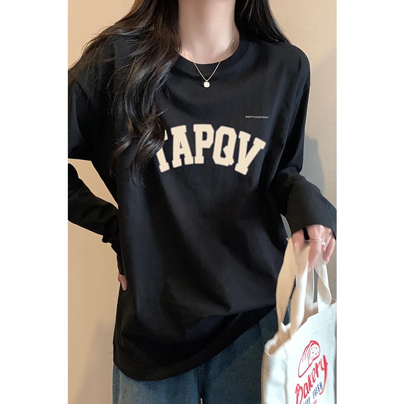 NRVP Áo Thun Nữ Dài Tay Thời Trang Hàn Quốc 2023