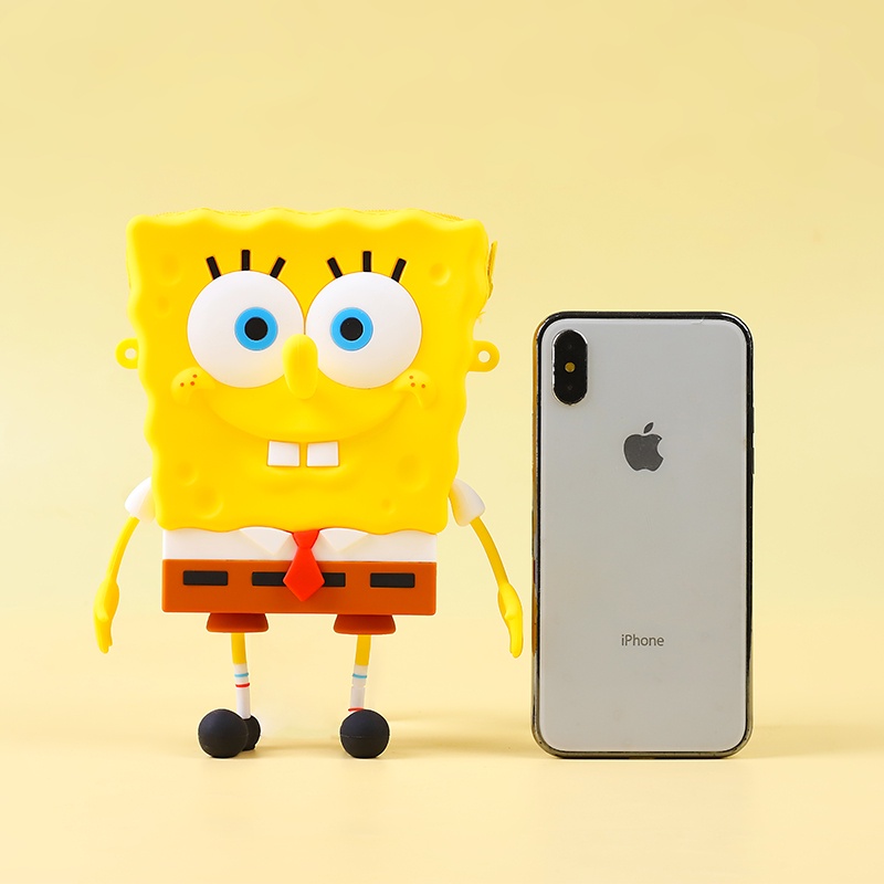 Ví Silicone Đựng Tiền Xu Chính Hãng Hình SpongeBob